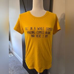 Yellow Graphic T-Shirt